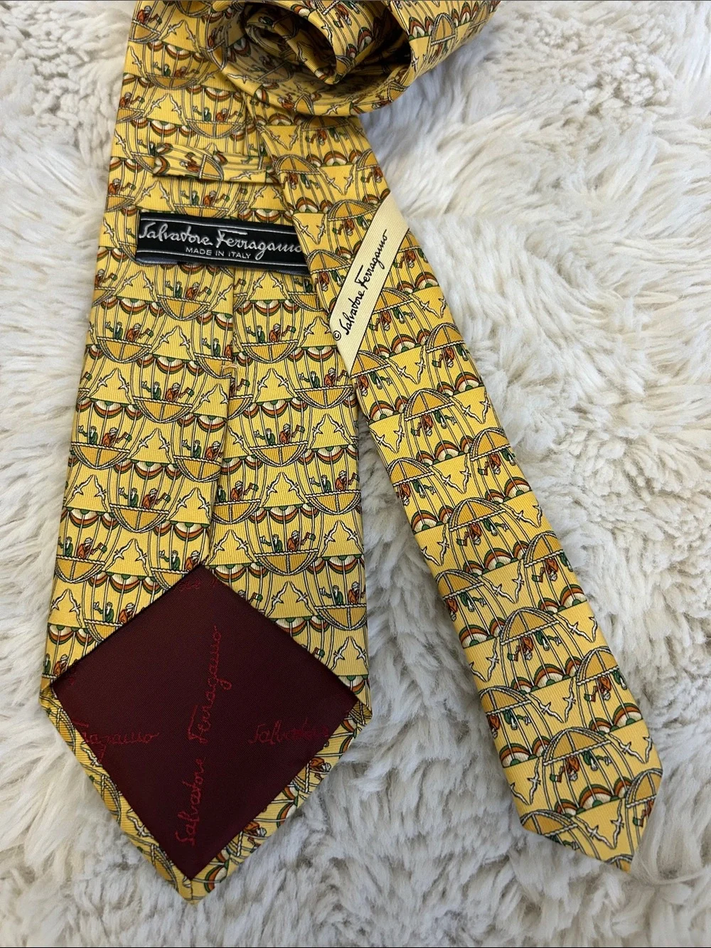 Salvatore Ferragamo Silk Hot Air Balloon Tie